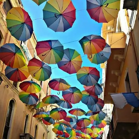 With A Terrace In The Center Of